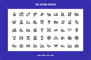 Rc toys icons, an Outline Icon by Wencory