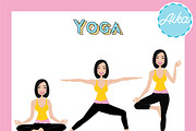 Yoga Teacher Portrait Creator, a Person Illustration by Lauren Lesley Studio (Thumbnail 5 of 43)