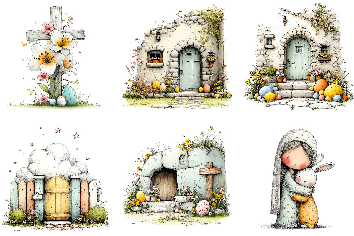 Christian Easter Clipart, an Illustration by Sublimation Artist (Photo 4 of 7)