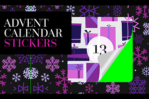 Advent Calendar Video Stickers