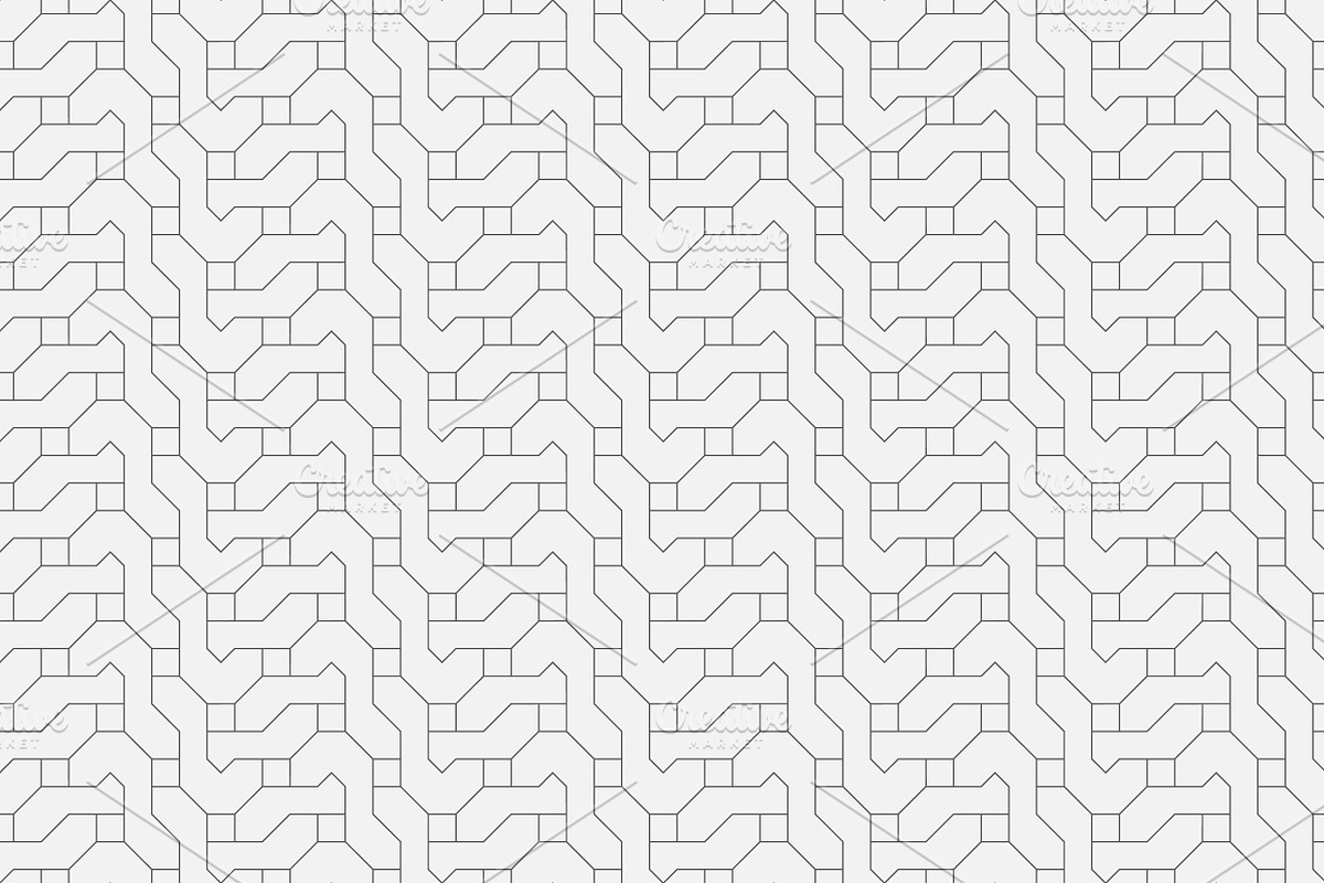 Linear seamless patterns. Big set, a Pattern Graphic by pattern shop (Photo 6 of 17)