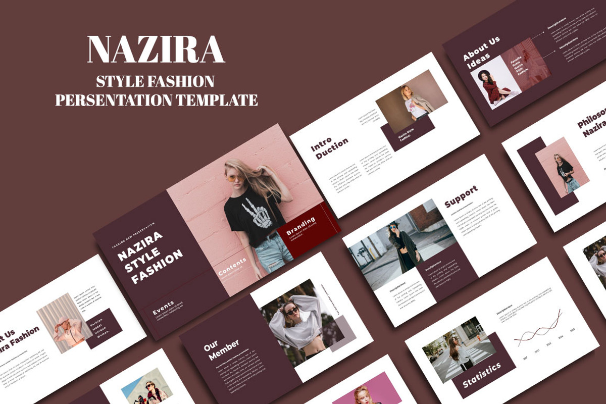 Nazira_Keynote&GSL Template, a Presentation Template by yanindesign (Photo 1 of 5)