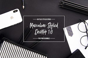Masculine Desktop Photo Bundle S1