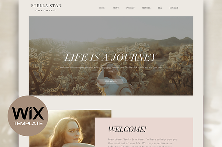Wix Website Design for Podcast