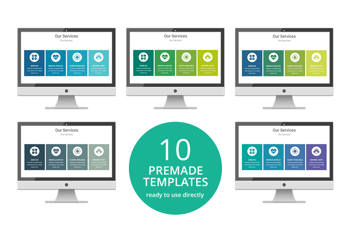 Medical PowerPoint Template, a Presentation Template by GraphicStan (Photo 3 of 12)