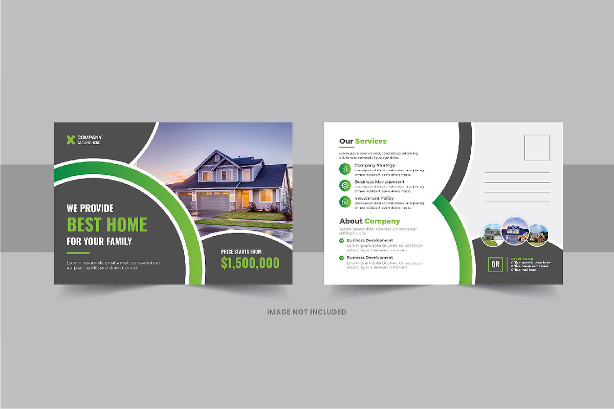 Real estate eddm postcard template, a Brochure Template by Pavel_design (Photo 3 of 11)