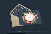 Invitation+Envelope Editable Mockup, a Print Template by Hype Your Prints (Thumbnail 4 of 4)