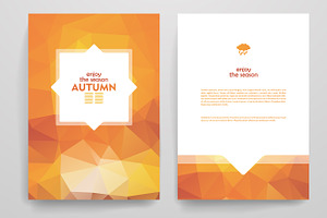 Set Of Autumn Brochures