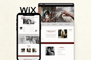 Wix Website Template Photography, a Wix Template by Branding Babe Co. (Thumbnail 1 of 10)