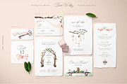Forest Wedding Suite BUNDLE, an Invitation Template by Aquarellina (Thumbnail 3 of 17)