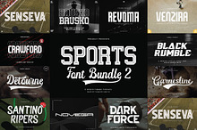 Sports Font Bundle 2