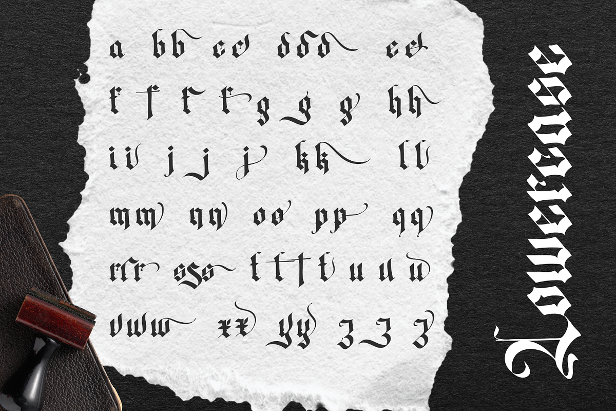 Zhatend Sildyer - Blackletter Font, a Blackletter Font by Randi Irvan | Rvandtype (Photo 10 of 11)