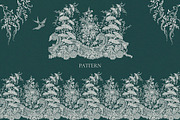 Ivory Lace Vintage Wedding Frames, a Decorative Illustration by Ekaproeka (Thumbnail 8 of 9)