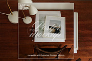 Two framed posters interior mockup, a Merchandise Mockup by MCKP*ME (Thumbnail 2 of 3)