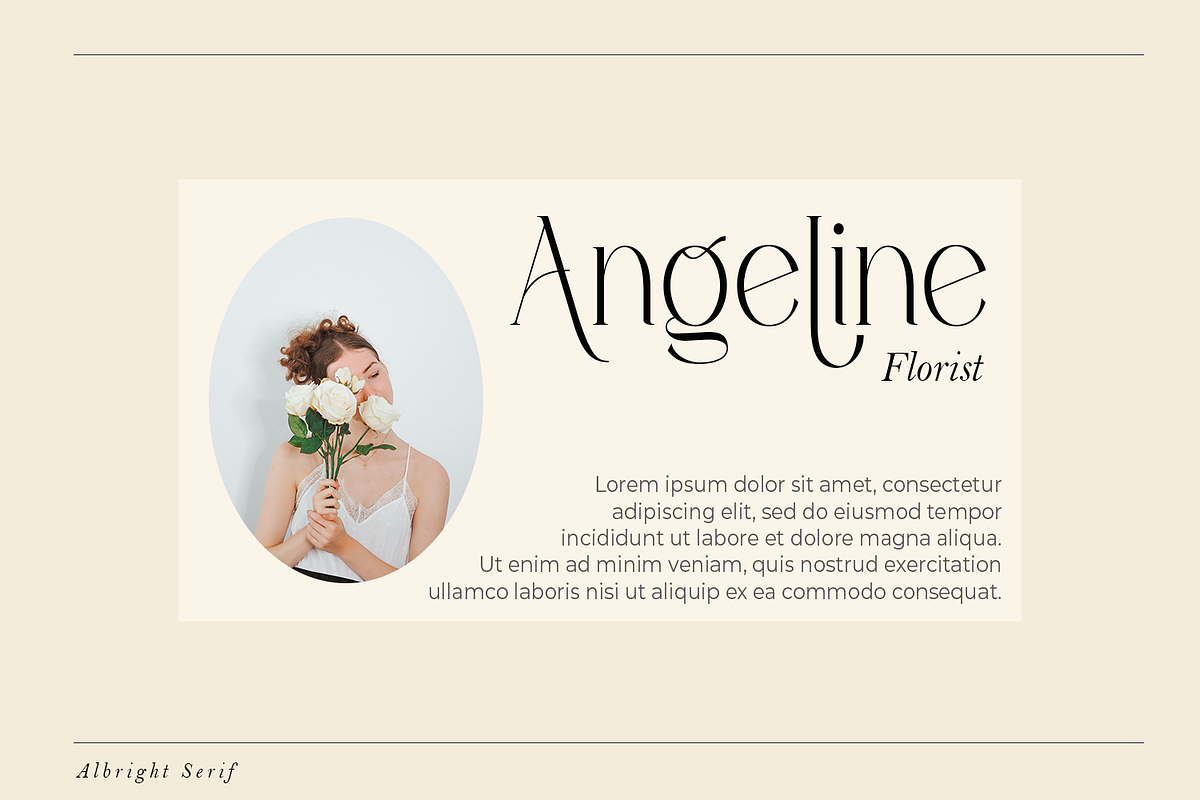 Albright | Modern Typeface Serif, a Serif Font by Youthlabs Studio (Photo 5 of 15)