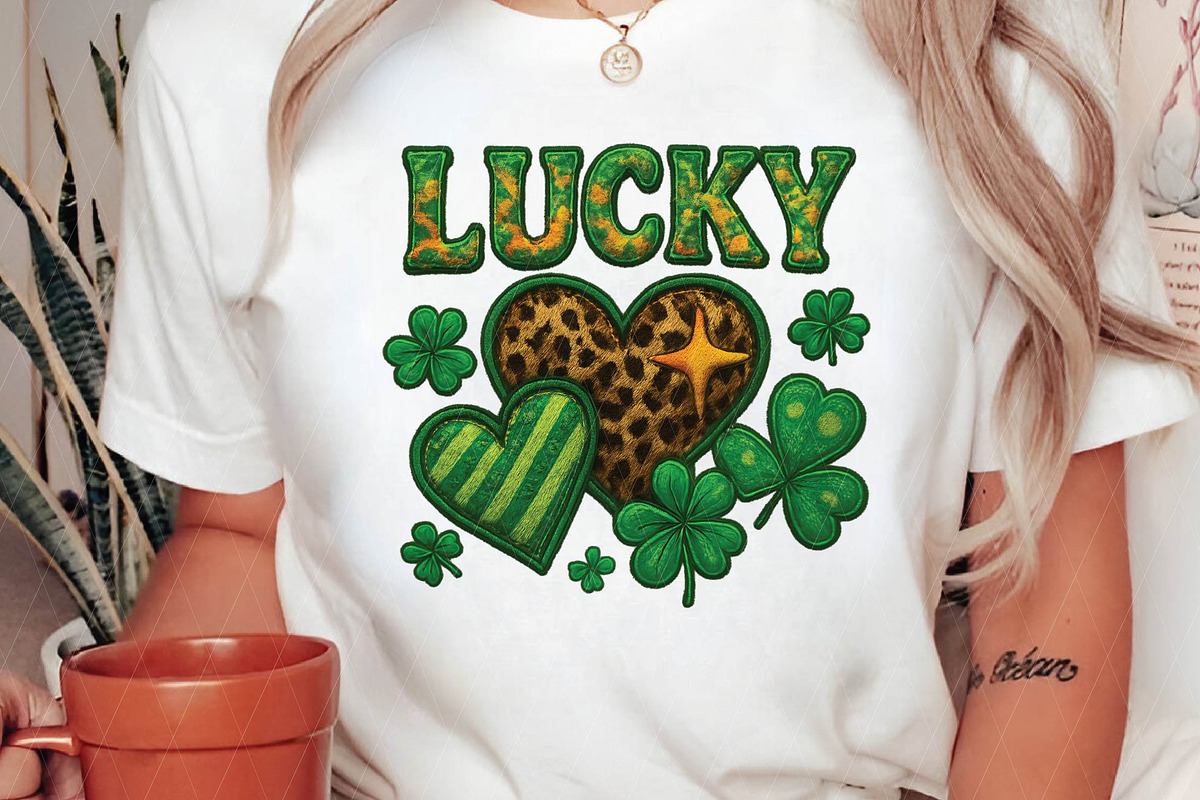Lucky St. Patrick's Day Hearts Png, an Illustration by DreamPrint404 (Photo 6 of 6)