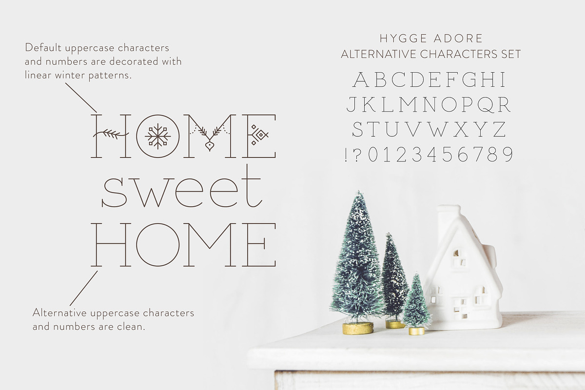 Hygge Adore - Christmas Serif Font, a Slab Serif Font by Struvictory.art (Photo 6 of 9)