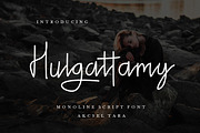 Hulgattamy - Monoline Script Font, a Script Font by Akcsel Tara (Thumbnail 1 of 10)