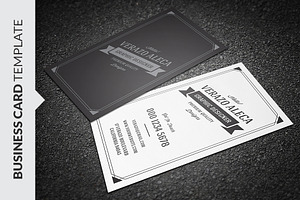 Retro Vintage Business Card Template