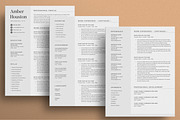 Resume/CV - The Amber, a Resume Template by CreativeLandStudio (Thumbnail 4 of 10)