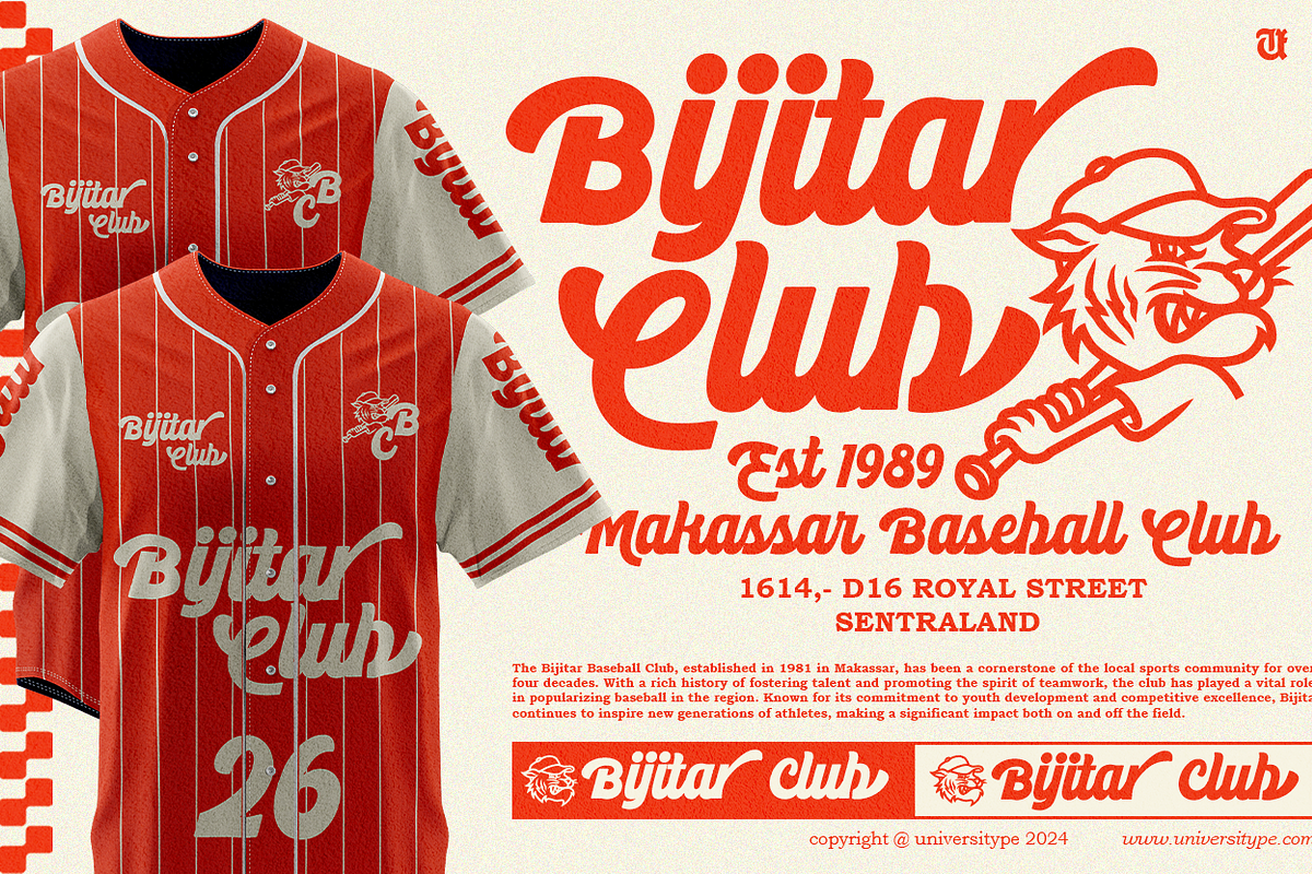 UT Right Milks - A Bold Script Font, a Script Font by Universitype (Photo 4 of 8)