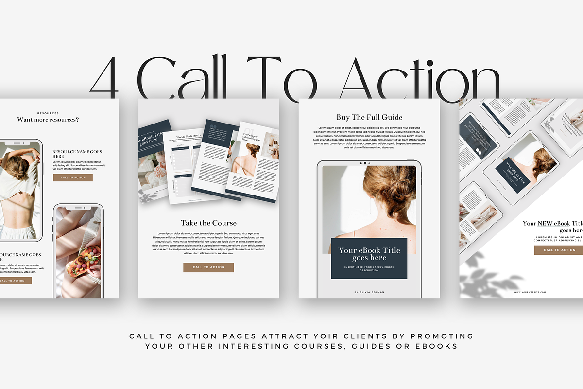 Canva Wellness Ebook WorkBook Olivia, a Magazine Template by Lovely Confetti (Photo 8 of 8)