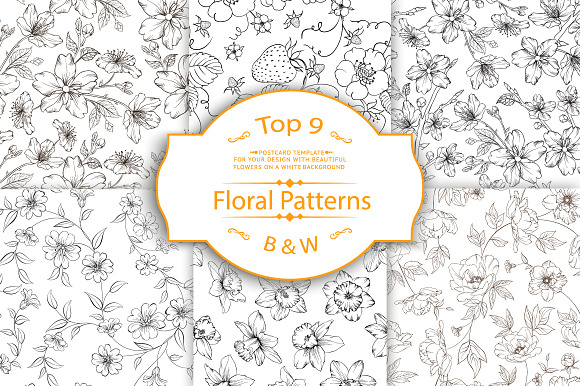 50% OFF! Best Black & White Patterns preview 5