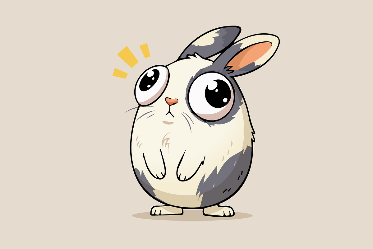 Crazy Lazy Rabbit, an Animal Illustration by By_Pedram (Photo 1 of 3)