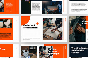Pitch Deck PowerPoint Template, a Presentation Template by Gaize