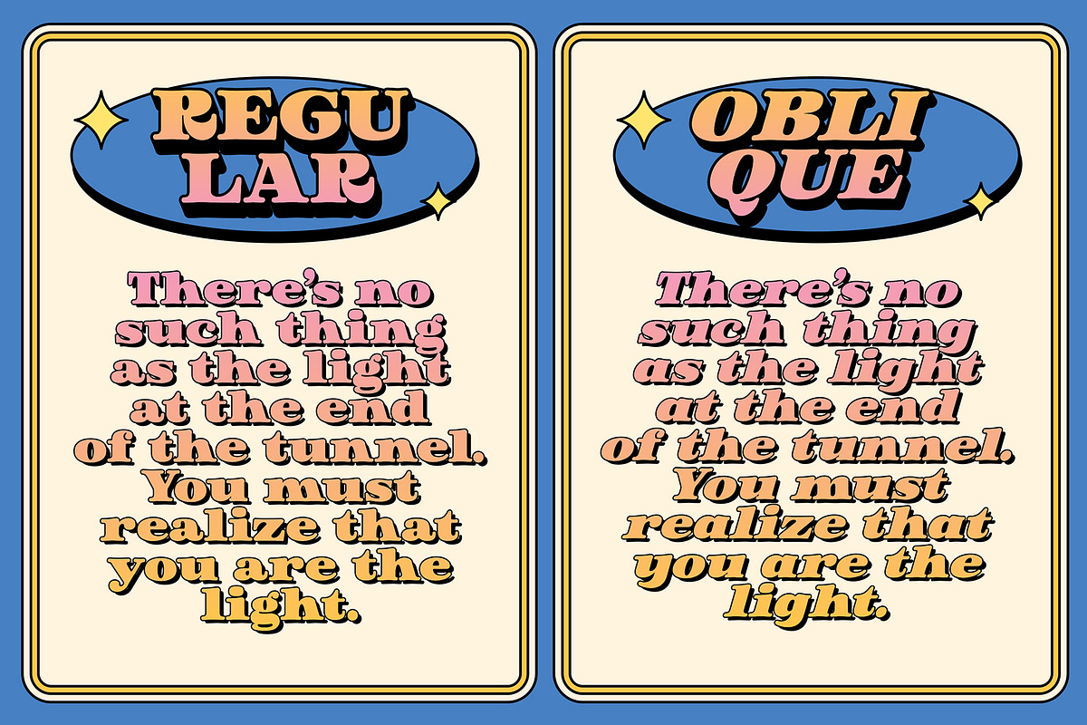 Rustel - Retro Font, a Serif Font by Graptail (Photo 6 of 7)