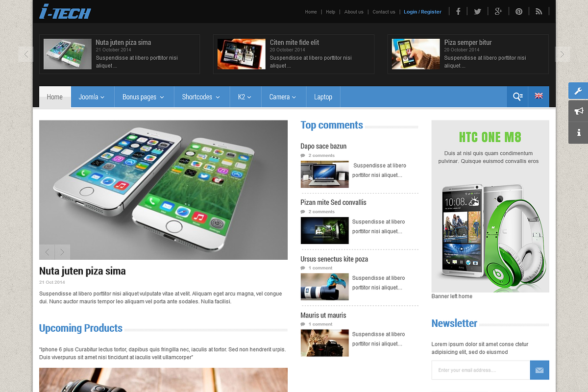 SJ iTech - Hitech magazine Template, a Websites & App Template by YouTech (Photo 4 of 5)