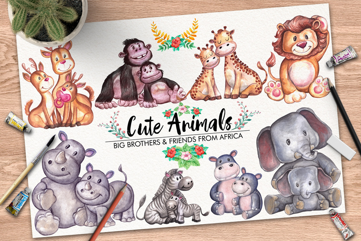 Cute Animals, an Animal Illustration by Graphobia (Photo 2 of 8)