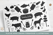 Buttermilk Farmhouse Type & Graphics, a Script Font by Callie Rian & Co. (Thumbnail 8 of 18)