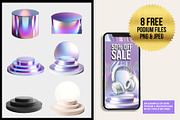 SOCIAL MEDIA PACK Holographic Chrome, a Social Media Template by Lorna London (Thumbnail 5 of 7)
