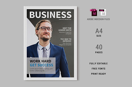 Business Magazine Template