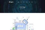 weAgent Digital Agency PSD Template, a Landing Page Template by Andit themes (Thumbnail 7 of 8)