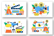 10 Movie Vector Illustration, a Decorative Illustration by denayunebgt (Thumbnail 2 of 4)