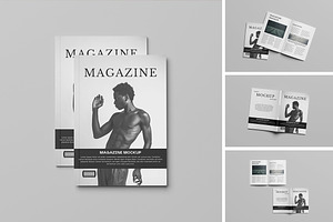 A4 Magazine Mockup