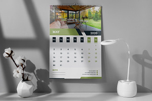 Wall Calendar 2022 Design Template