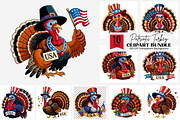 Patriotic Turkey Sublimation PNG, a Graphic by Clipart Bloom (Thumbnail 1 of 11)