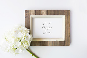 Rustic Frame Mockup Set