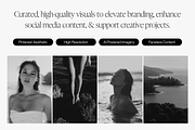 Black & White Aesthetic Stock Photos, a Beauty & Fashion Photo by Digital Asset Co (Thumbnail 3 of 9)