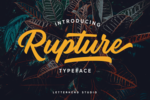 Rupture Typeface - Font Duo