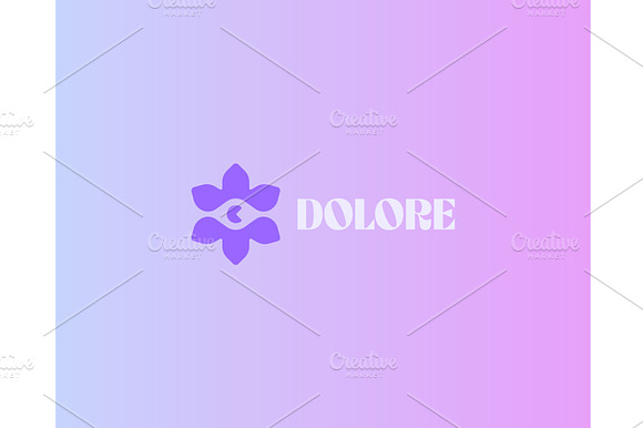 An eye in flower logo. preview 2