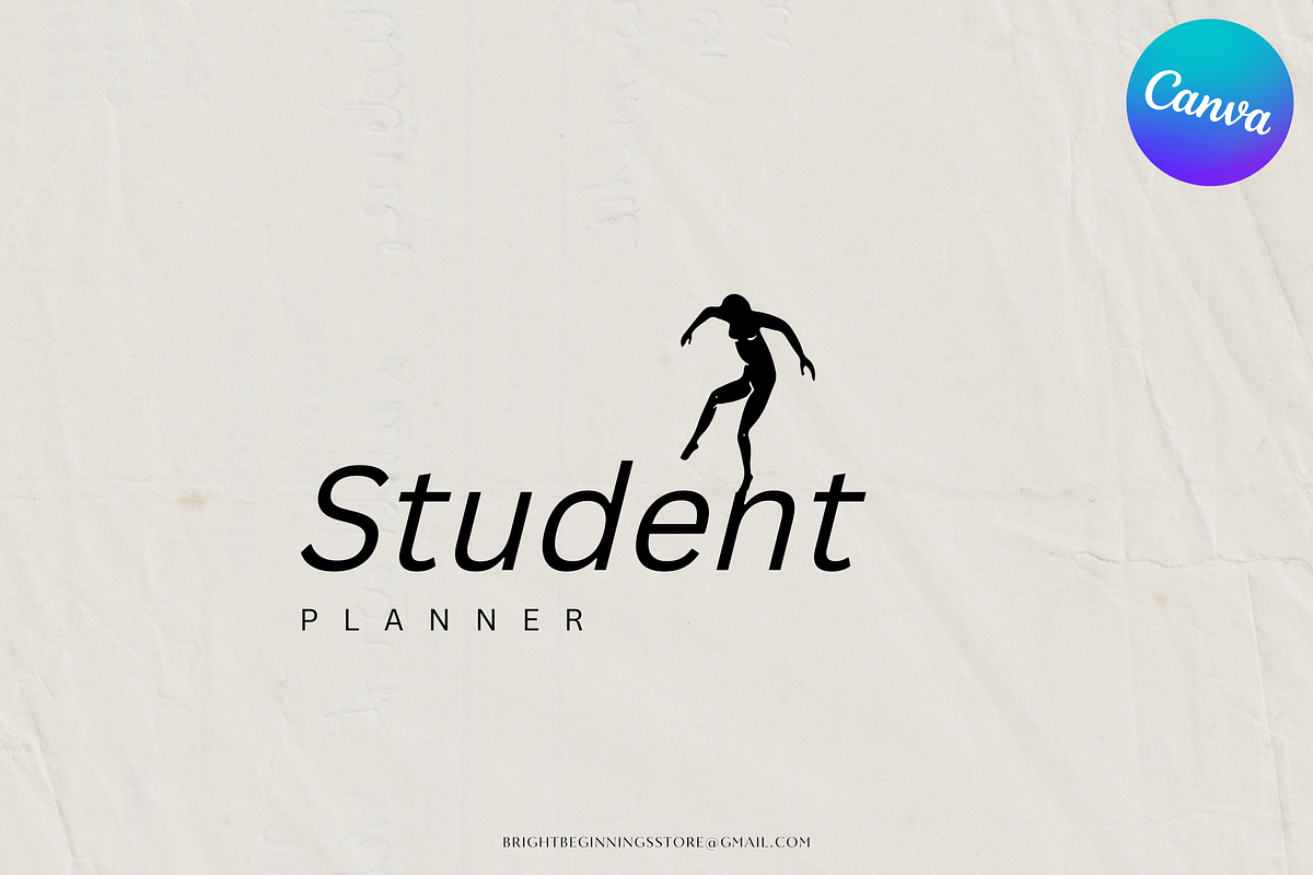 Minimalist Student Planner, a Templates & Theme by Bright Beginnings Store (Photo 1 of 5)