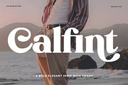 Calfint - Bold Serif Font, a Serif Font by Pekotype (Thumbnail 1 of 13)