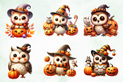 Halloween Fall Cute Owl Sublimation, an Illustration by Creative Art (Thumbnail 4 of 4)