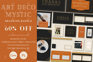 Branding Bundle: Art Deco Mystic