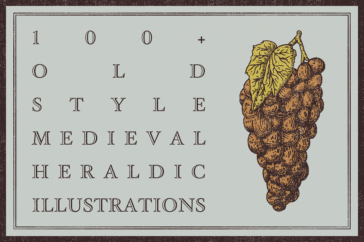 Old Style Medieval Heraldic Symbols, an Object Illustration by bloomjackbloom (Photo 1 of 5)