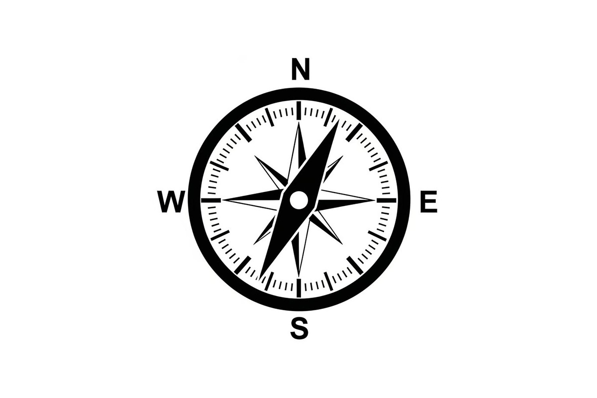 Compass Navigation Silhouette Set, a Graphic by hafijul (Photo 10 of 14)